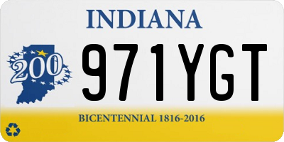 IN license plate 971YGT