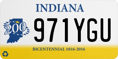 IN license plate 971YGU