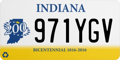 IN license plate 971YGV