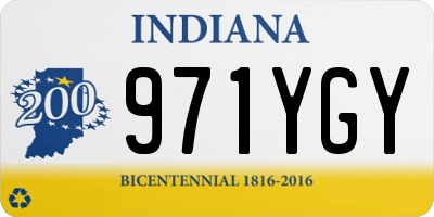 IN license plate 971YGY