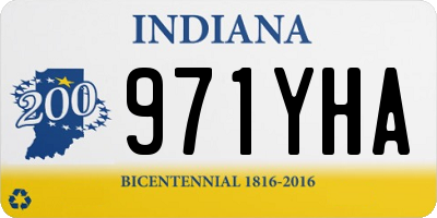 IN license plate 971YHA