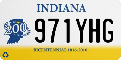 IN license plate 971YHG