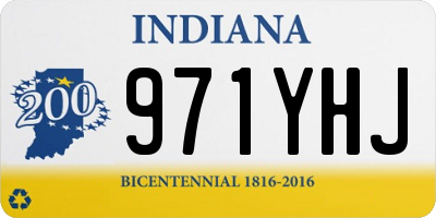 IN license plate 971YHJ