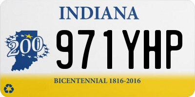 IN license plate 971YHP