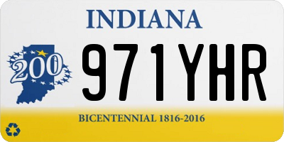 IN license plate 971YHR