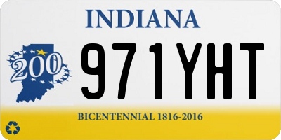 IN license plate 971YHT