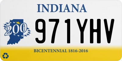 IN license plate 971YHV