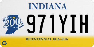 IN license plate 971YIH