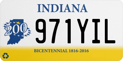 IN license plate 971YIL