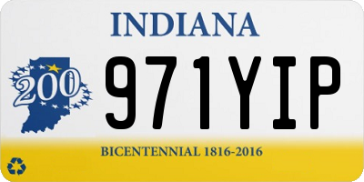 IN license plate 971YIP