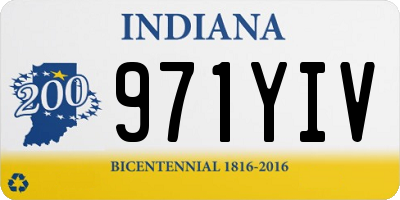 IN license plate 971YIV