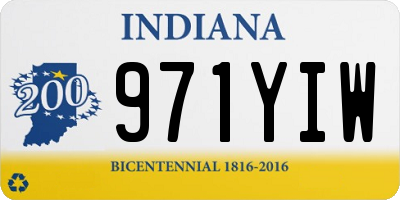 IN license plate 971YIW