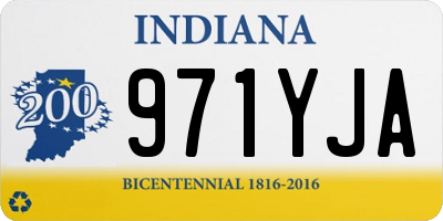 IN license plate 971YJA