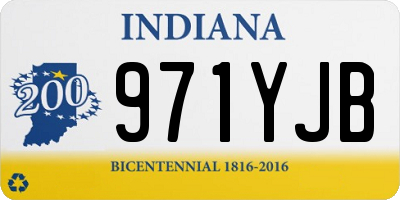 IN license plate 971YJB