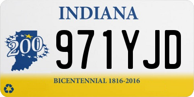IN license plate 971YJD