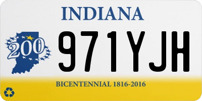 IN license plate 971YJH