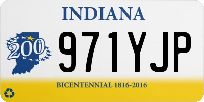 IN license plate 971YJP