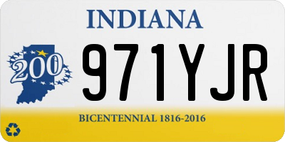 IN license plate 971YJR