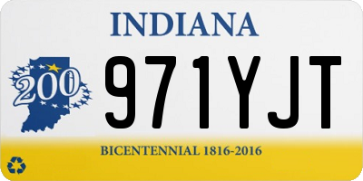 IN license plate 971YJT