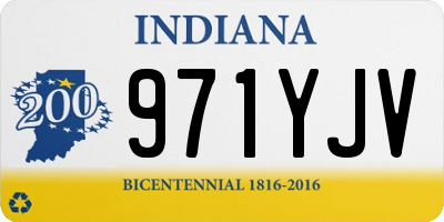 IN license plate 971YJV