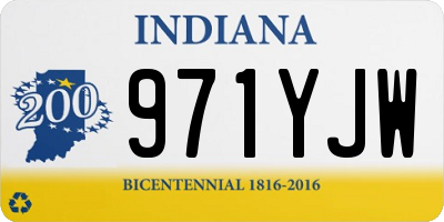 IN license plate 971YJW