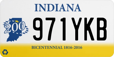 IN license plate 971YKB