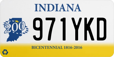 IN license plate 971YKD