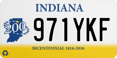 IN license plate 971YKF