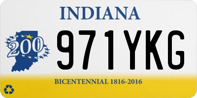 IN license plate 971YKG