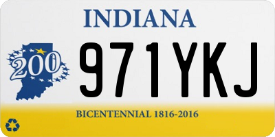 IN license plate 971YKJ