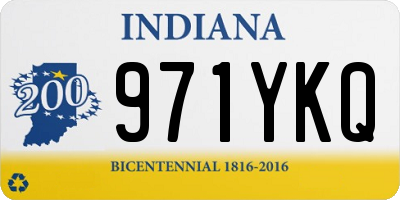 IN license plate 971YKQ