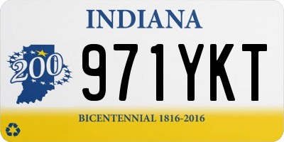 IN license plate 971YKT