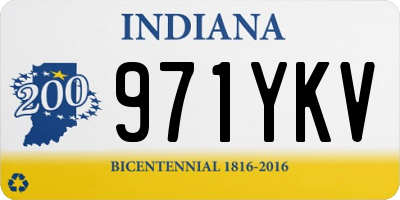 IN license plate 971YKV