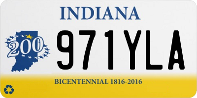 IN license plate 971YLA