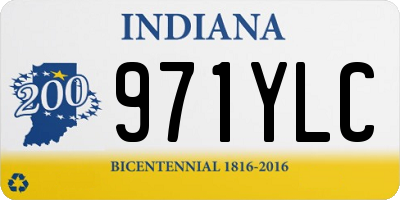 IN license plate 971YLC