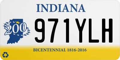 IN license plate 971YLH