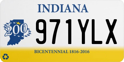 IN license plate 971YLX
