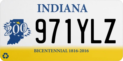 IN license plate 971YLZ