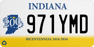 IN license plate 971YMD