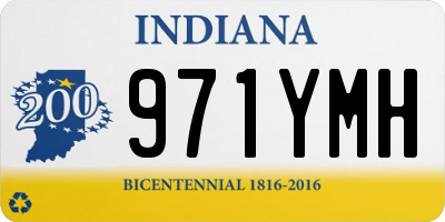 IN license plate 971YMH