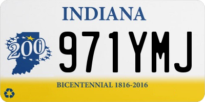 IN license plate 971YMJ