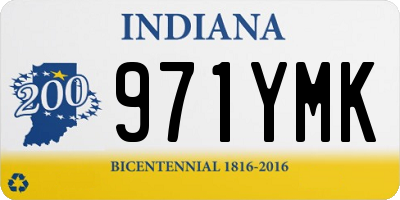 IN license plate 971YMK