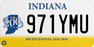 IN license plate 971YMU
