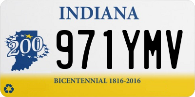 IN license plate 971YMV