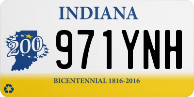 IN license plate 971YNH