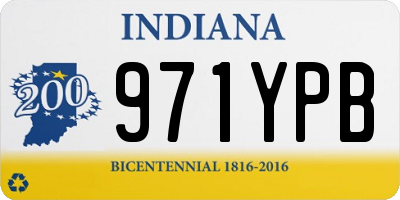 IN license plate 971YPB