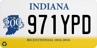 IN license plate 971YPD