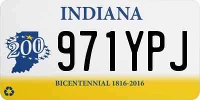 IN license plate 971YPJ