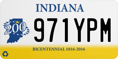 IN license plate 971YPM