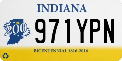 IN license plate 971YPN